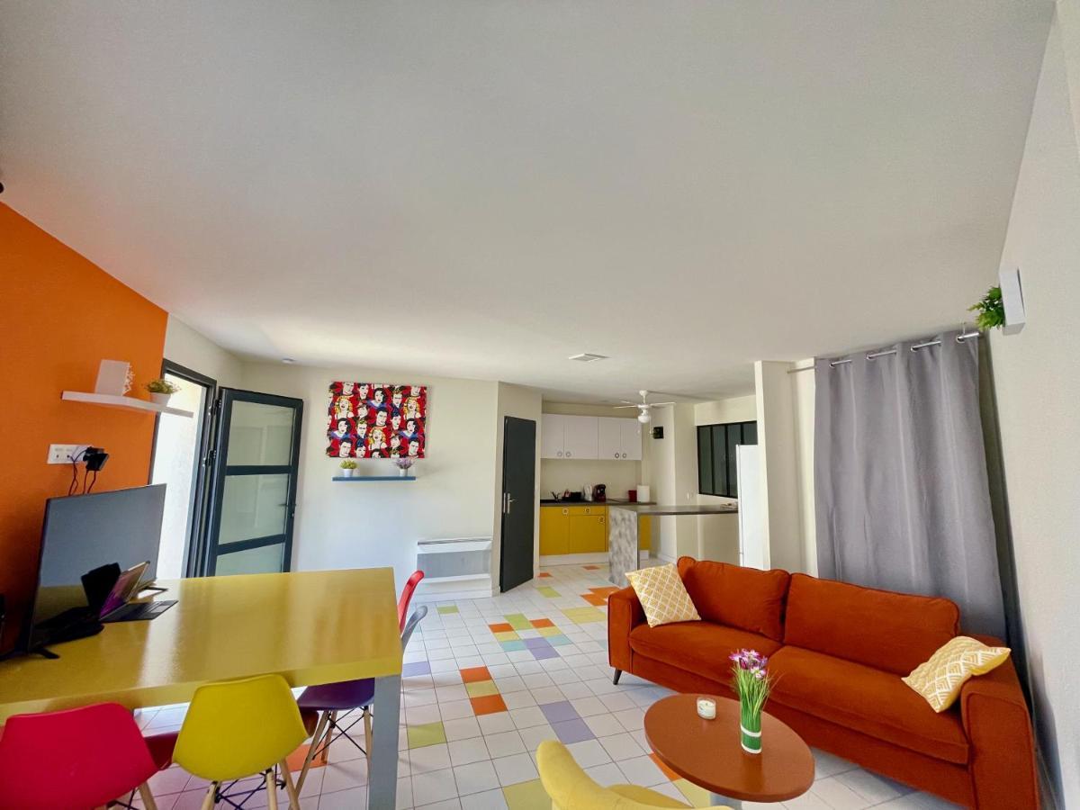 Appart Pop-Art Proche Autoroute, Plages Et Attractions, Wifi - Tv, Deco Stylee, Calme Bessan Extérieur photo